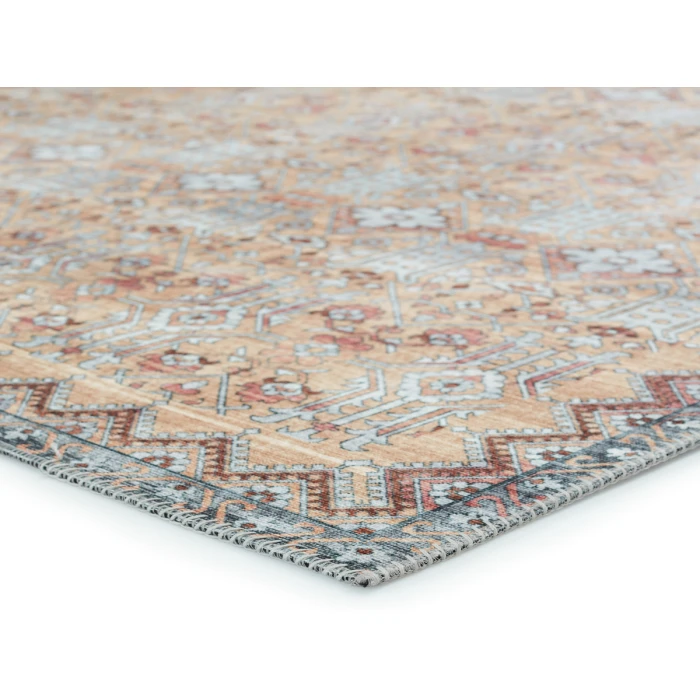 Nikki Chu by Jaipur Living Dalia Trellis Tan/ Light Gray Area Rug (9'X12')