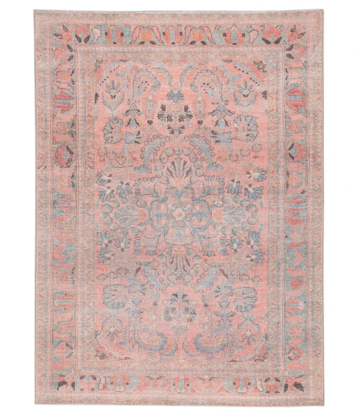 Jaipur Living Pippa Medallion Pink/ Light Blue Area Rug (9'X12')