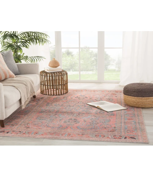 Jaipur Living Pippa Medallion Pink/ Light Blue Area Rug (9'X12')