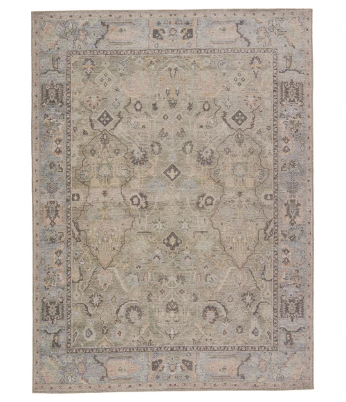 Jaipur Living Avin Oriental Green/ Blue Area Rug (9'X12')