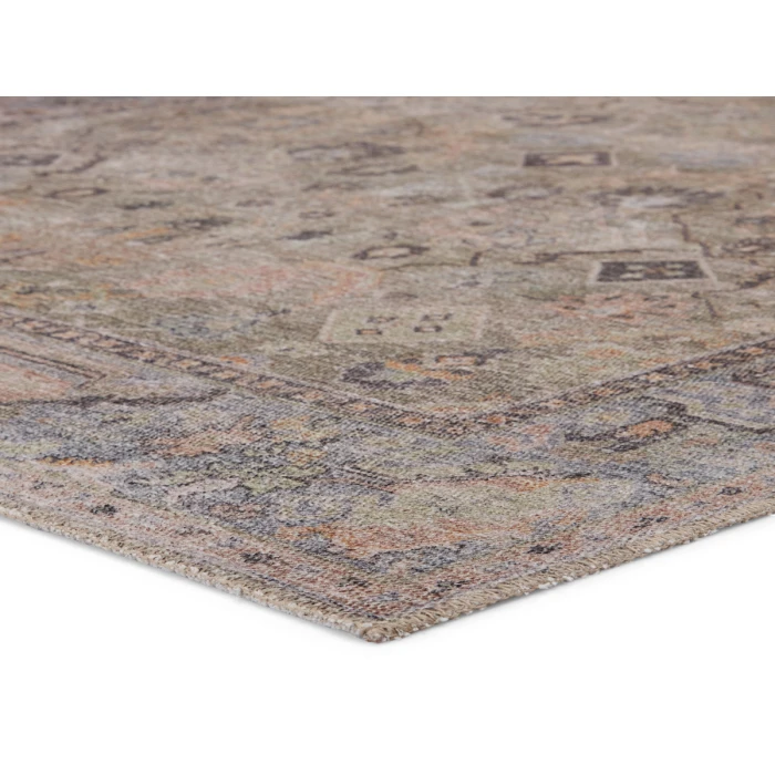 Jaipur Living Avin Oriental Green/ Blue Area Rug (5'X7'6")