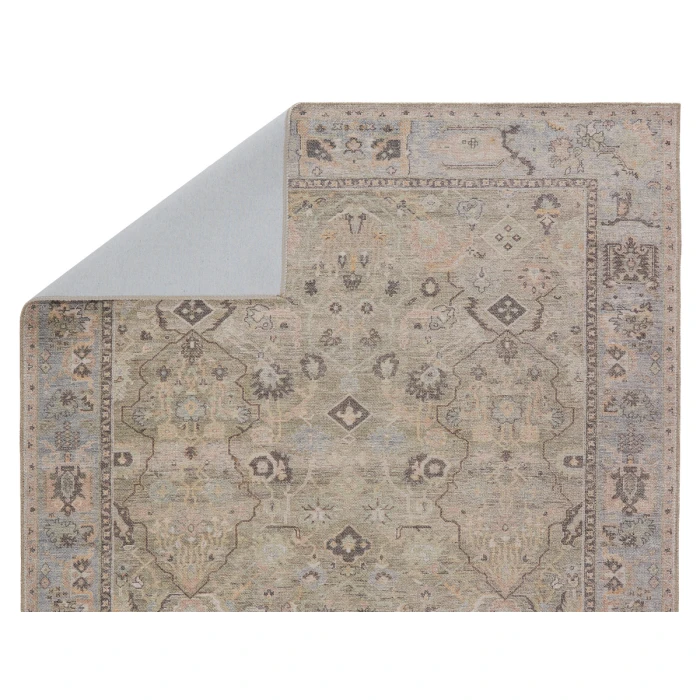 Jaipur Living Avin Oriental Green/ Blue Area Rug (5'X7'6")