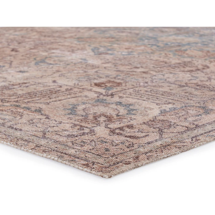 Jaipur Living Parisa Medallion Light Blue/ Light Tan Area Rug (7'6"X9'6")