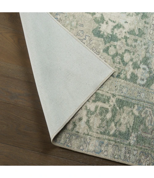Jaipur Living Corvelle KND21 Medallion Green/Tan Area Rug (8'6"X11'6")