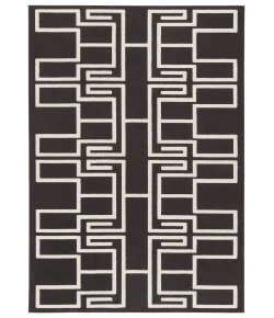 Vibe by Jaipur Living Kysa Odion KYS03 Black 5 ft. 3 in. X 7 ft. 6 in. Rectangle Rug