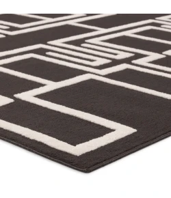Vibe by Jaipur Living Kysa Odion KYS03 Black 5 ft. 3 in. X 7 ft. 6 in. Rectangle Rug