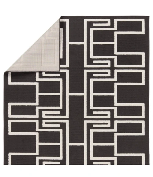 Jaipur Living Kysa Black KYS03 5 ft. 3 in. X 7 ft. 6 in. Rectangle Rug