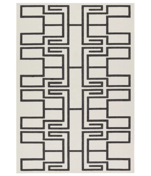 Jaipur Living Kysa White KYS04 6 ft. 7 in. X 9 ft. 6 in. Rectangle Rug