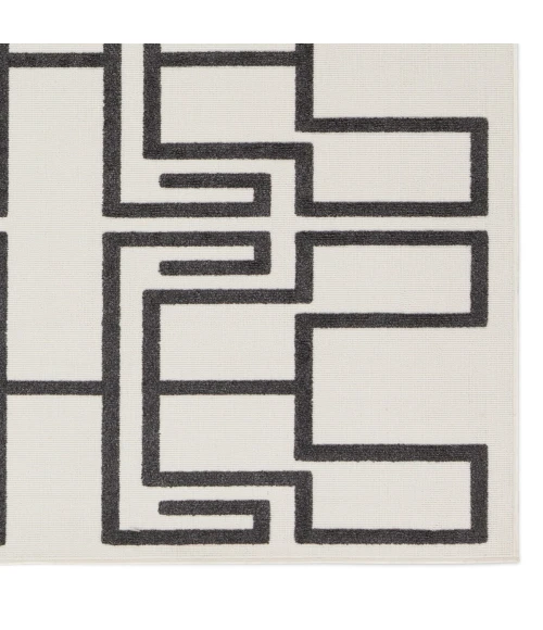 Jaipur Living Kysa White KYS04 6 ft. 7 in. X 9 ft. 6 in. Rectangle Rug
