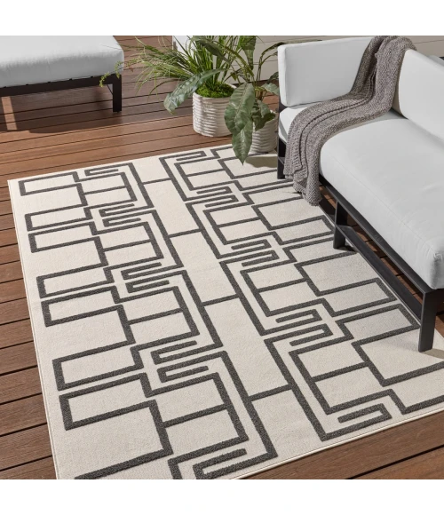 Jaipur Living Kysa White KYS04 6 ft. 7 in. X 9 ft. 6 in. Rectangle Rug