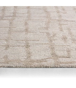 Jaipur Living Herculean LAB01 Tufted Striped Tan/White Area Rug (13'X18')