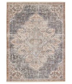 Jaipur Living Lark Lynette LAR03 Tan - Blue 3 ft. X 10 ft. Rectangle Rug