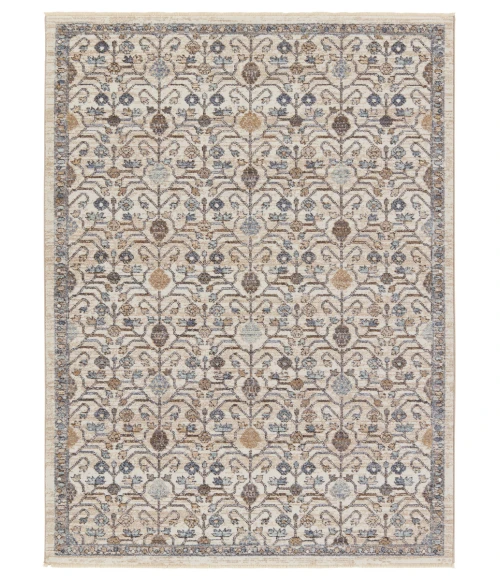 Jaipur Living Primrose Trellis Blue/ Gold Area Rug 5'X8'