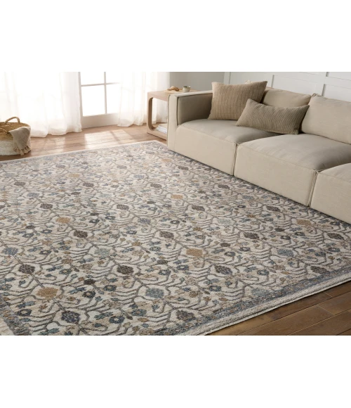 Jaipur Living Primrose Trellis Blue/ Gold Area Rug 5'X8'