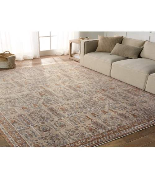 Jaipur Living Regard Floral Slate/ Bronze Area Rug 9'X13'
