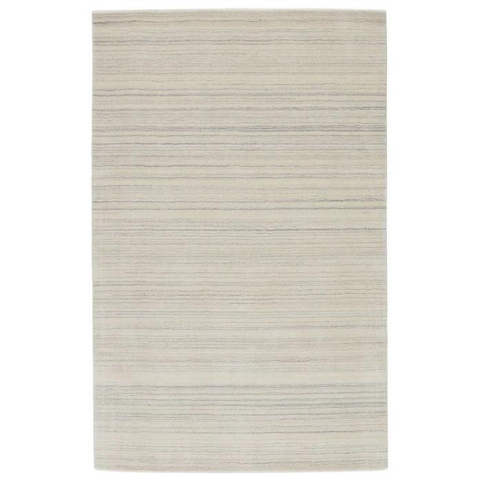 Jaipur Living Oplyse Handmade Stripe White/ Gray Area Rug 12'X15'