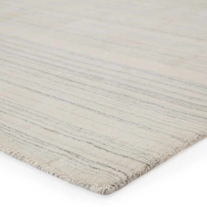 Jaipur Living Oplyse Handmade Stripe White/ Gray Area Rug 12'X15'