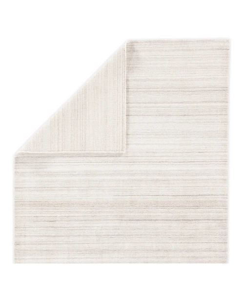 Jaipur Living Bellweather Handmade Solid Ivory/ Light Gray Area Rug (8'X10')