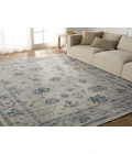 Vibe by Jaipur Living Adelaide Floral Blue/ Gray Area Rug 10'X14'
