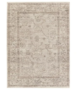 Vibe by Jaipur Living Leila Camille LEI02 Gray - Brown 4 ft. X 5 ft. 2 in. Rectangle Rug