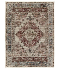 Vibe by Jaipur Living Leila Emory LEI03 Red - Blue 5 ft. X 7 ft. 6 in. Rectangle Rug