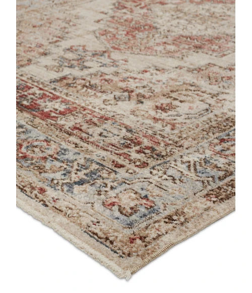 Vibe by Jaipur Living Emory Medallion Red/ Blue Area Rug 4'X5'2"