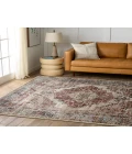 Vibe by Jaipur Living Emory Medallion Red/ Blue Area Rug 4'X5'2"