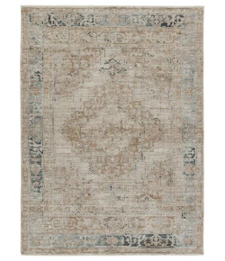 Vibe by Jaipur Living Leila Emory LEI04 Taupe - Tan 4 ft. X 5 ft. 2 in. Rectangle Rug