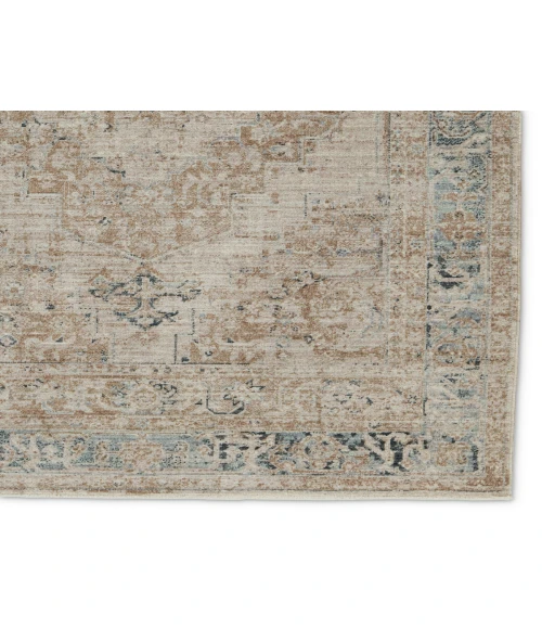 Vibe by Jaipur Living Emory Medallion Taupe/ Tan Area Rug 9'6"X12'6"