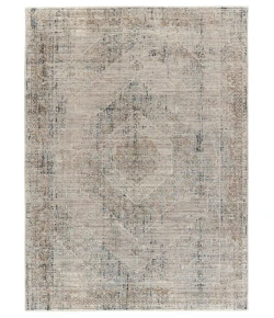 Vibe by Jaipur Living Leila Emory LEI05 Taupe - Blue 4 ft. X 5 ft. 2 in. Rectangle Rug