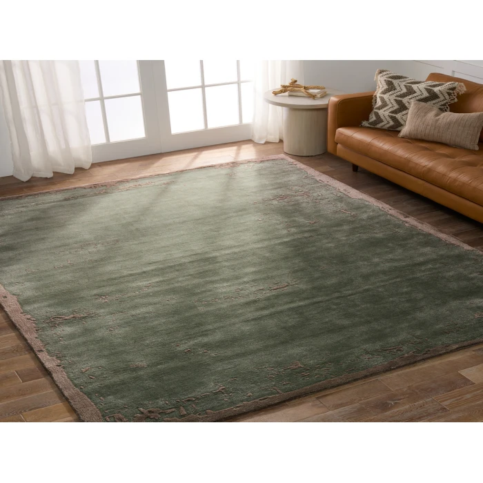 Jaipur Living Avenue Handmade Abstract Sage/ Taupe Area Rug 10'X14'