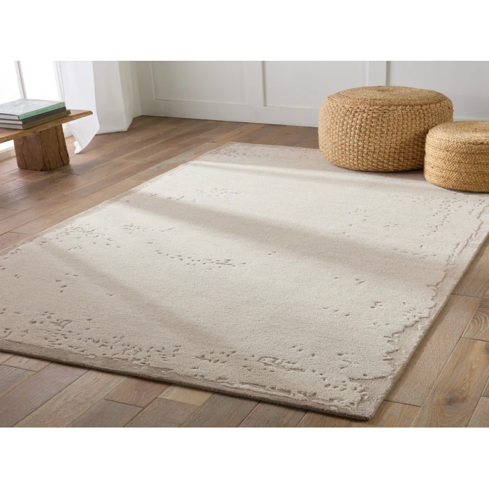Jaipur Living Lenox Cream LEN04 18 in. Swatch Square Rug