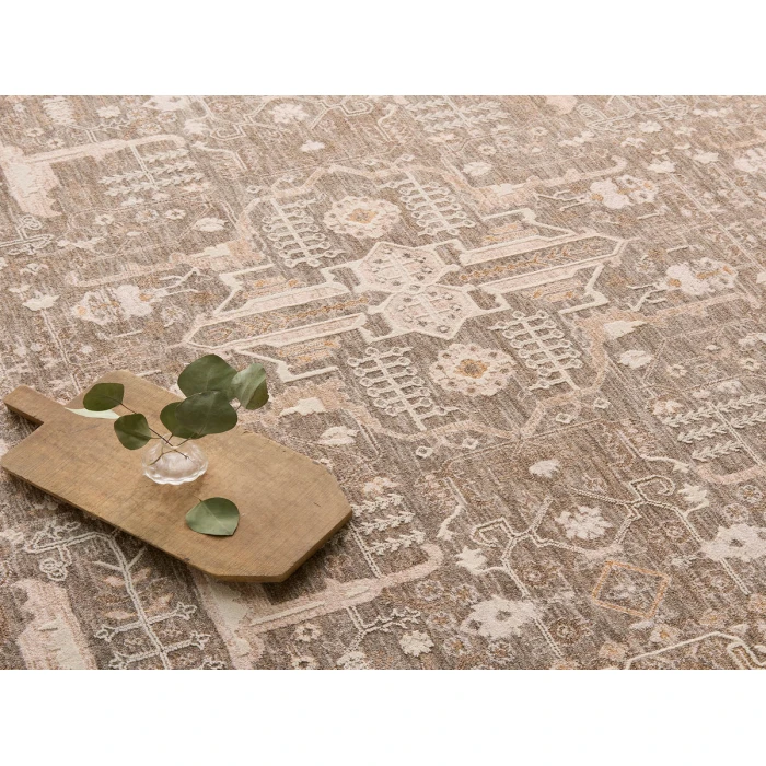 Jaipur Living Lechmere Medallion Taupe/Cream Area Rug 9'X12'