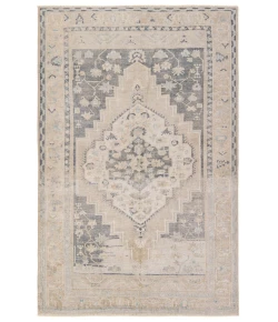 Vibe by Jaipur Living Lumal Pasain LML02 Navy - Light Green 4 ft. X 6 ft. Rectangle Rug