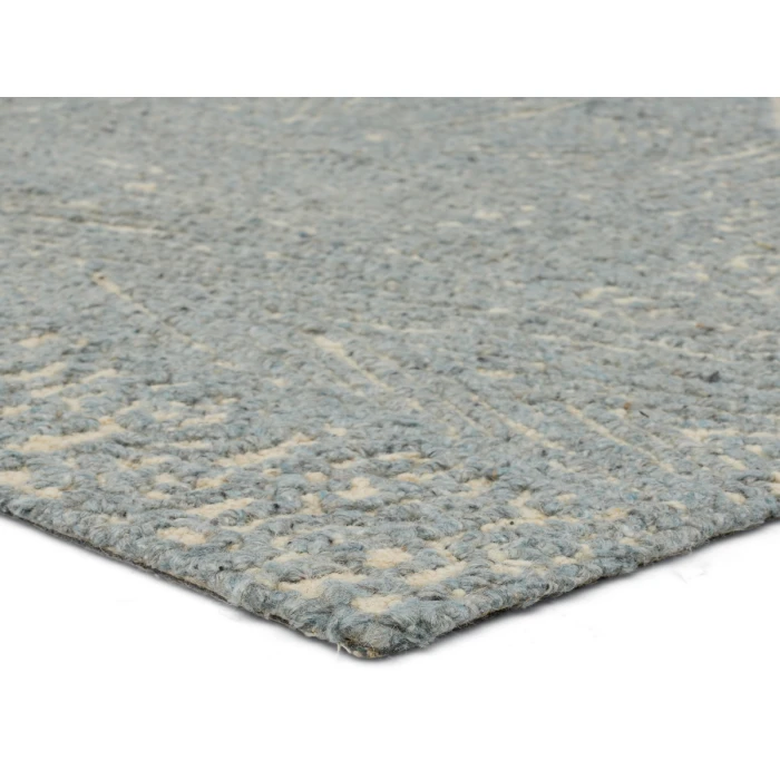 Jaipur Living Viatte Handmade Geometric Blue/ Cream Area Rug 10'X14'