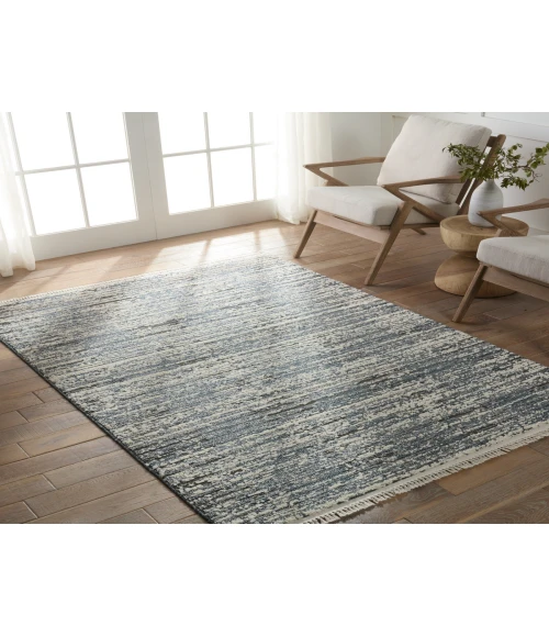 Jaipur Living Duna Striped Blue/ Gray Area Rug 4'X6'