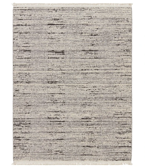 Jaipur Living Duna Striped Gray/ Cream Area Rug 4'X6'