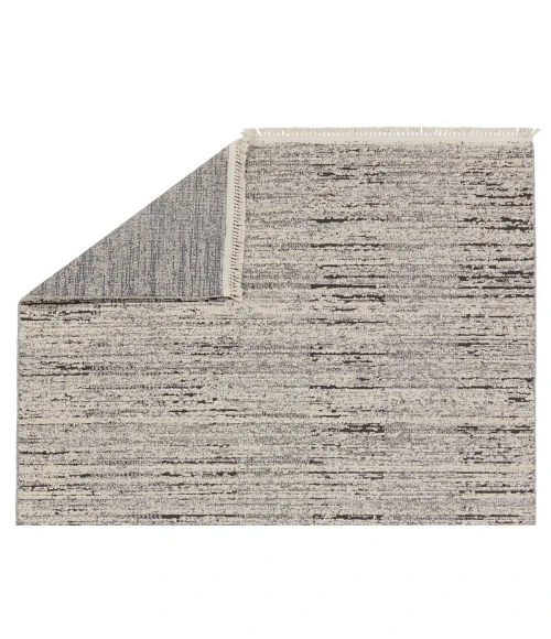 Jaipur Living Duna Striped Gray/ Cream Area Rug 4'X6'
