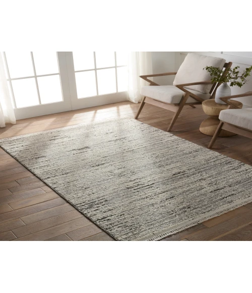 Jaipur Living Duna Striped Gray/ Cream Area Rug 4'X6'