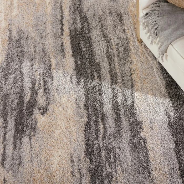 Jaipur Living Triton Abstract Gray/ Cream Area Rug 8'10"X11'9"
