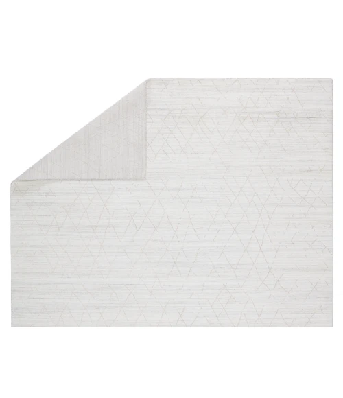 Jaipur Living Sahar Handmade Trellis White/ Tan Area Rug (5'X8')