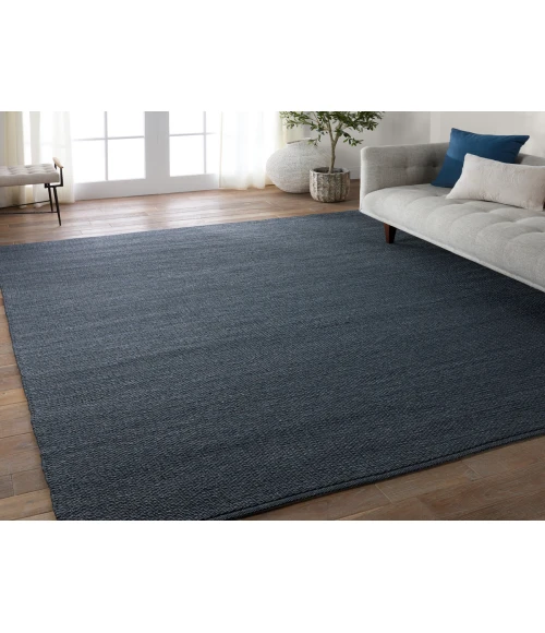 Jaipur Living Ryker Handmade Indoor/Outdoor Solid Blue Area Rug 8'X10'