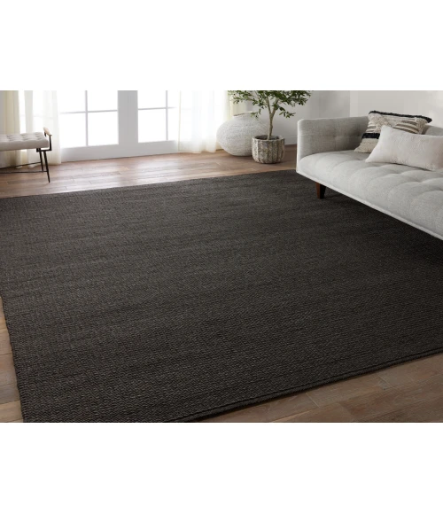 Jaipur Living Ryker Handmade Indoor/Outdoor Solid Charcoal Area Rug 9'X12'