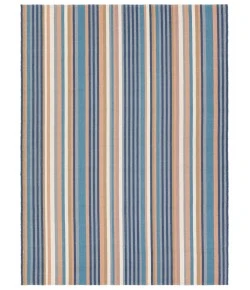 Vibe by Jaipur Living Mazarro Sergio MAZ03 Blue - Cream 3 ft. X 8 ft. Rectangle Rug