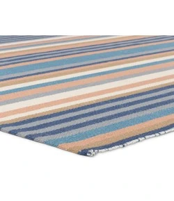 Vibe by Jaipur Living Mazarro Sergio MAZ03 Blue - Cream 3 ft. X 8 ft. Rectangle Rug