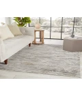 Vibe by Jaipur Living Wilmot Striped Gray/ Light Blue Area Rug (9'10"X14')