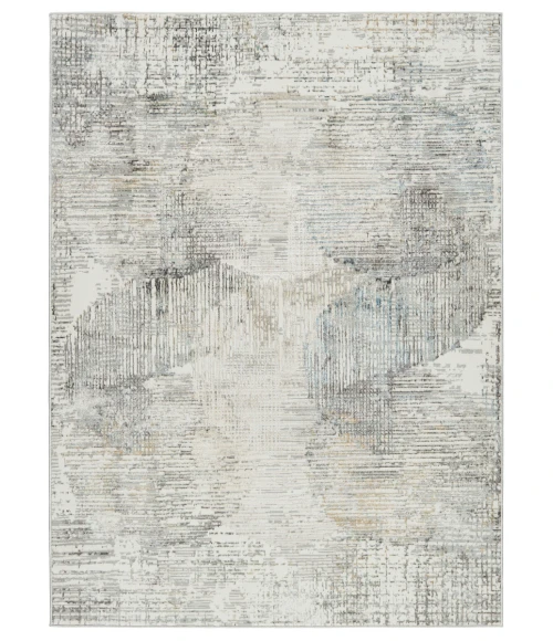 Vibe by Jaipur Living Lavorre Abstract Gray/ Gold Area Rug (5'3"X8')