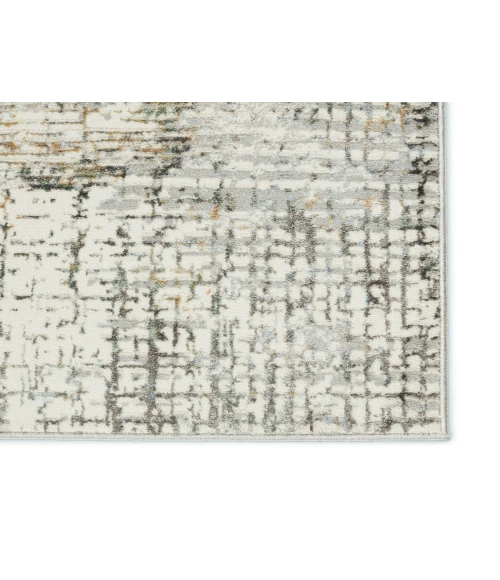 Vibe by Jaipur Living Lavorre Abstract Gray/ Gold Area Rug (5'3"X8')