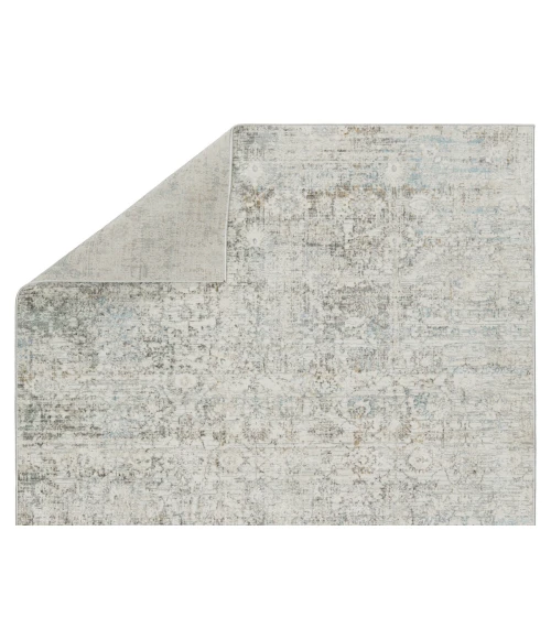 Vibe by Jaipur Living Kenrick Floral Gray/ Light Blue Area Rug (9'10"X14')