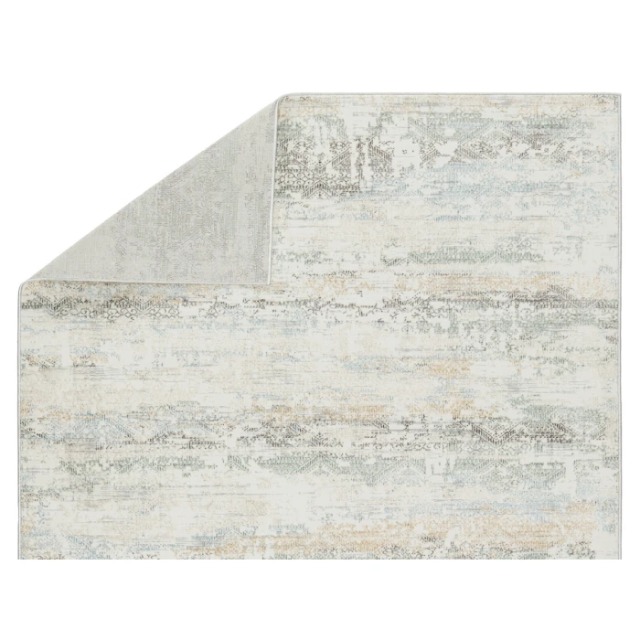 Vibe by Jaipur Living Chantel Trellis Gray/ Green Runner Rug (2'6"X10')
